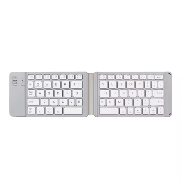 Teclado Bluetooth plegable para IPAD, tableta móvil, portátil, oficina, Mini teclado inalámbrico, almacenamiento, tres sistemas, universal - 1