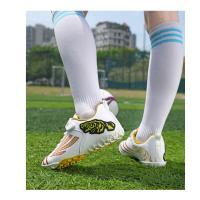 Nuevos zapatos de fútbol dorados a la moda para niños, zapatos de fútbol antideslizantes cómodos, zapatillas deportivas para niños, zapatillas deportivas para niños - details 20