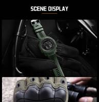 SMAEL, relojes digitales a la moda para hombre, relojes de pulsera deportivos LED, reloj con fecha resistente al agua para hombre, cronómetro ligero, reloj militar para hombre - details 12