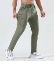Pantalones atléticos del salón de la sandalia de la yoga del algodón de los hombres, pantalones casuales del jersey con los bolsillos - details 3