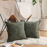 Cojín nórdico suave de tela vaquera estilo INS con funda de almohada con cremallera, funda de cojín cuadrada de 45CM para sofá/cama - details 1