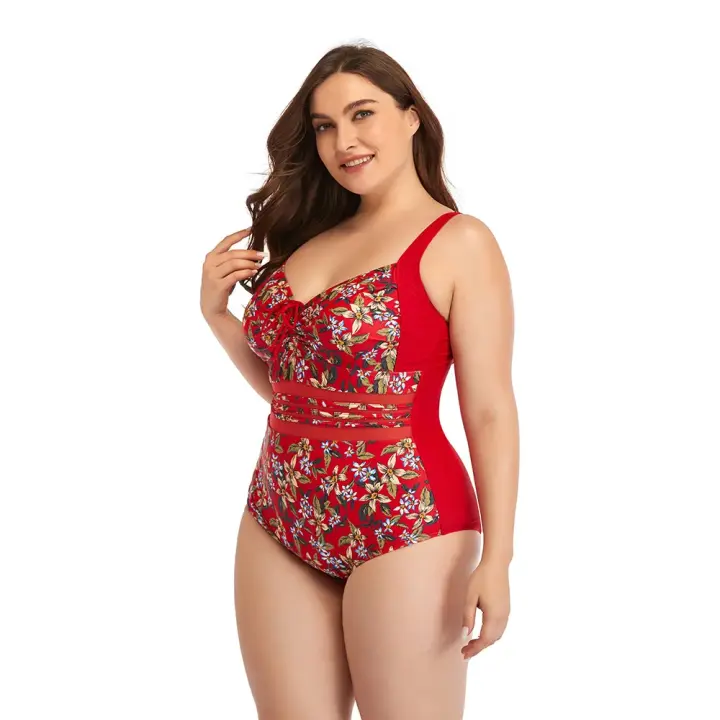 2025 traje de baño para mujer, nuevo estilo de Bikinis, conjunto de traje de baño de una pieza de talla grande, Sexy y para nadar para damas, Beacheach femenino grande - 1