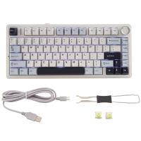 AULA-Teclado mecánico F75 80, inalámbrico, Bluetooth, PBT, para juegos - details 0
