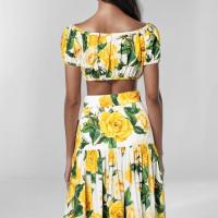 Top corto sin tirantes para mujer, falda de medio cuerpo de cintura alta, conjunto de 2 piezas de moda, nuevo para 2025 - details 2