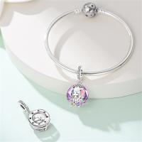 Nuevos Dijes de Plata de Ley 925 Diseño de Abrazo de Amor Zirconia Joyería de Mujer DIY Pulseras - details 2
