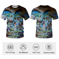 Camiseta con estampado 3D de Hip Hop para hombre y mujer, camiseta de manga corta con patrón de serie Animal, nuevos patrones - details 2