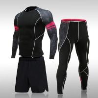 Traje Deportivo de Compresión para Hombres Secado Rápido Rashguard Ropa de Deportivo para Fitness y Entrenamiento de MMA Camisetas de Jogging y Correr - details 16