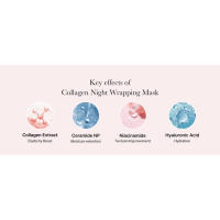 Medicube-mascarilla Facial exfoliante para envolver durante la noche, paquete de elasticidad, hidratación, reduce la flacidez y la opacidad, colágeno hidrolizado para - details 7