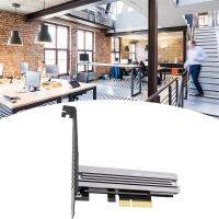 JEYI-adaptador PCIe M.2 con disipador de calor grueso, tarjeta adaptadora M.2 SSD NVMe PCIe M.2, 64Gbps NVME NVMe PCIe - details 5
