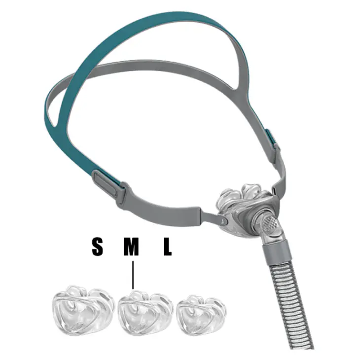 BMC-almohadas nasales P2, interfaz CPAP, para CPAP Auto CPAP APAP BiPAP con S/M/L, tres tamaños - 1