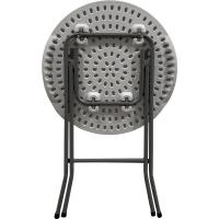 Mesa Plegable Portátil Multifuncional, 84x84x74cm, Cuadrada, Blanca - details 10
