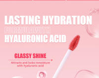 Brillo de labios hidratante e hidratante Handaiyan nacarado brillo de agua Base de Color desnudo brillo de labios de ácido hialurónico - details 2