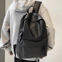 Mochilas de alta calidad para hombres y mujeres, mochilas de cuero PU para hombres, bolsas para portátiles, bolsa de viaje de gran capacidad - details 1