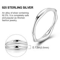 Anillo Simple de diamantes de plata esterlina 925 para mujer, joyería de boda, regalos - details 4