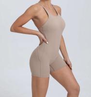 Conjunto de entrenamiento de ejercicio para mujer, traje de yoga, ropa deportiva, mono de gimnasio, rojo, verano, 2024 - details 34