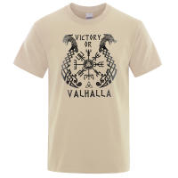 Camiseta con Estampado de Leyenda Vikinga para Hombre, Prenda de Algodón, Manga Corta, Estilo Retro, Valhalla Odín, Camisa Clásica de Verano, 2022 - details 7