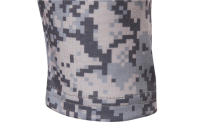 Camiseta de Hombre al Estilo Europeo con Bolsillo de Cuello Empalmado Camuflaje de Fitness para Exteriores Material Exterior de Poliéster - details 16