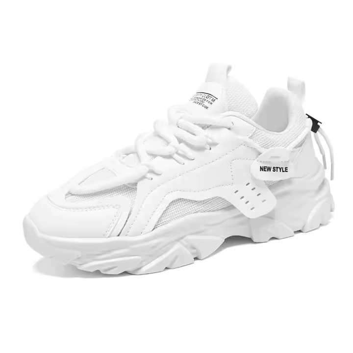 Nuevo Modelo 2025 Zapatillas Deportivas Informales De Suela Gruesa Para Hombre, Zapatos Transpirables Para Correr Al Aire Libre, Zapatillas Para Papá, Suelas Suaves, Cómodas, Nuevas Para Las Cuatro Estaciones - 1