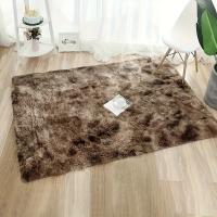 Alfombra De Felpa Esponjosa Negra, Antideslizante, Para Dormitorio, Sala De Estar, 1 unidad - details 2