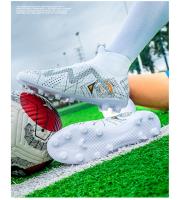 Nuevos zapatos de fútbol con picos rotos, zapatillas artificiales para correr, entrenamiento de hierba, juegos profesionales - details 15