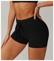 Sensación de nube para levantar las nalgas, pantalones cortos de Yoga de cintura alta para el vientre, pantalones deportivos de secado rápido, pantalones cortos deportivos ajustados transpirables para mujer - details 17