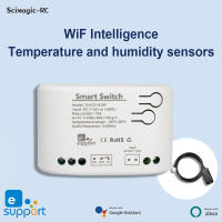 EWeLink-interruptor inteligente de temperatura y humedad, temporizador con WiFi, Control remoto, Sensor inteligente de sonda de temperatura y humedad - details 24