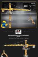 Grúa y Vehículo de Construcción para Niños, juego de Juguetes de Aleación, Modelo Realista de Maquinaria de Ingeniería - details 0