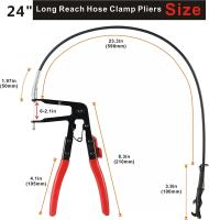 Alicates de abrazadera de radiador, herramienta de alambre apretado con Cable de 24 pulgadas, herramienta - details 4