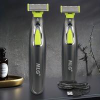 Afeitadora eléctrica portátil para hombres y mujeres, recortadora de cuerpo completo, cuchilla en forma de T USB, afeitadora para Barba, axila, pierna, pecho, depilación - details 1