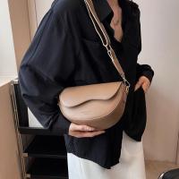 Bolso de hombro informal de cuero para mujer, bandolera con solapa, bolso de sillín, bolso Retro con 2 correas - details 8