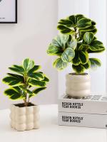 Pequeña Planta Hoya Artificial en Forma de Corazón Falsas Piñas Jugosas - details 8
