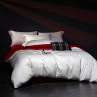 Juego de Ropa de Cama de Algodón Egipcio Antibacteriano 5A Color Sólido Alta Calidad - details 3