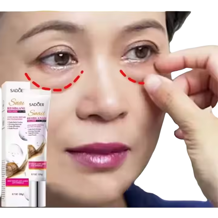 Crema para los Ojos de Caracol Colágeno Ilumina, Hidrata, Adelina Ojos Ollados - 1