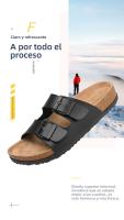 Zapatillas de corcho para hombre, pareja de sandalias para mujer, zapatos de playa explosivos, zapatos de marea para estudiantes - details 5