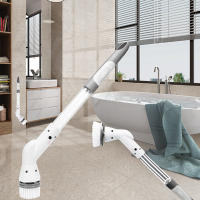 Cepillo eléctrico de suelo para baño, herramienta de limpieza multiusos, ahorro de trabajo, para el hogar - details 2
