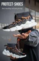 Zapatos De Trabajo De Seguridad Indestructibles Con Puntera De Acero, Botas Deportivas Transpirables Para Exteriores, Zapatillas De Deporte, Botas De Construcción De Seguridad - details 2