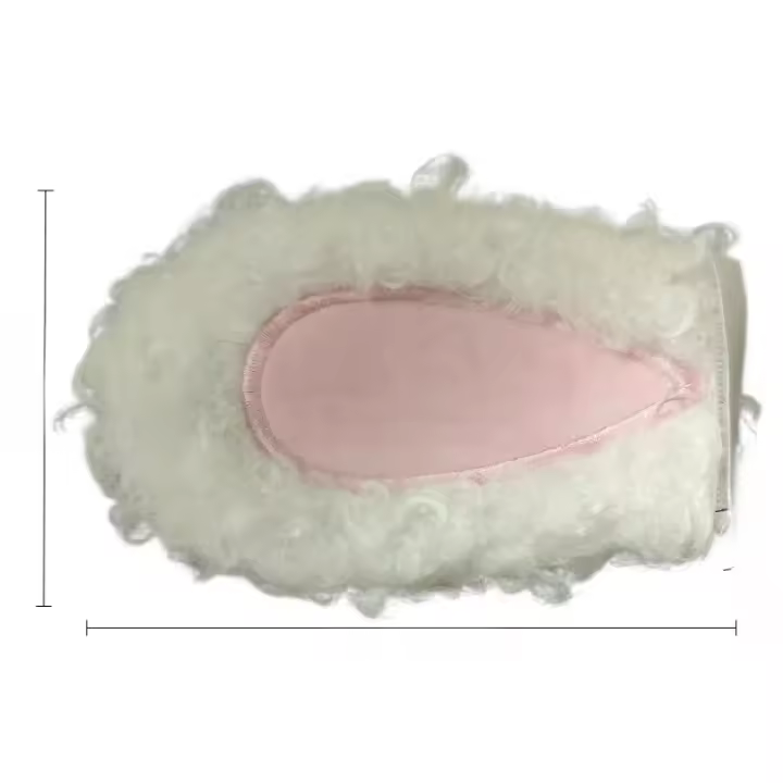 Decoración De Gafas De Invierno Conejo Rabioso Para Casco De Bicicleta Eléctrica Y Motocicleta Accesorio De Cabeza De Peluche Lindo Un Par - 1