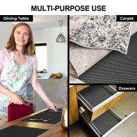 Estante de 30x200cm Con forro, alfombra antideslizante, estante, patrón de rejilla, forro de agarre de PVC no adhesivo para armarios de cocina y baño - details 8