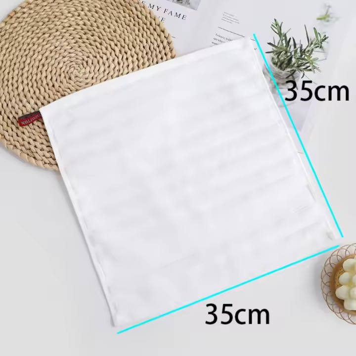 Toalla facial de 35x35cm respetuosa con la piel, Toalla de baño cuadrada de algodón puro, toalla de mano útil y gruesa, toallita de mano - 1