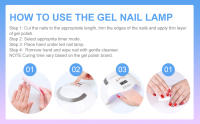 UV LED [Uñas] [Lámpara], 220W UV [Uñas] Luz de esmalte con soporte para teléfono Secador de esmalte de gel profesional Curado [Lámpara] con 4 ajustes de temporizador, sensor automático 45 cuentas para [Uñas] Diseño de arte - details 2