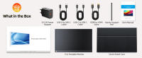 UPERFECT Monitor portátil de 15,6 pulgadas, 1080P 72% NTSC 100% sRGB USB C HDMI Monitor de viaje para computadora portátil, segundo monitor externo de computadora - details 16