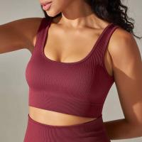 Sujetadores deportivos sin costuras para mujer, ropa interior a prueba de golpes para correr en el gimnasio, top corto, sujetador de yoga transpirable - details 11