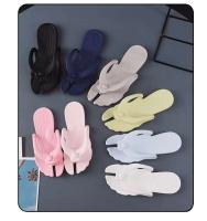 Zapatillas de viaje plegables portátiles para mujer, chanclas de playa antideslizantes, diseño desmontable, baño de natación estampado transpirable - details 2
