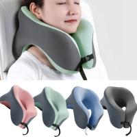 Almohada de Viaje Portátil en Forma de U Almohada de Espuma Viscoelástica para Dormir en la Oficina - details 1