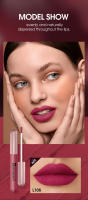 Langmanni Juego de 6 pcs labiales líquidos mate color nude - Tonos pigmentados y de larga duración, paquete de brillo labial, colección de regalo para niñas/mujeres - details 3
