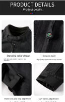 Chaqueta de Moto Transpirable VEMAR Anti-caída, Resistente al Desgaste, Tejido Reflectante con Almohadillas Protectoras CE Cierre de Cremallera Estilo Redondo Tallas S-4XL - details 11