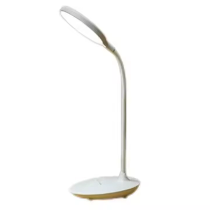 Lámpara de escritorio LED inalámbrica, lámparas de mesa a pilas con temporizador y puerto de carga USB - 1