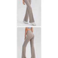 Pantalones acampanados de cintura alta de talla grande, pantalones de Yoga, pantalones cortos, mallas de entrenamiento, pantalones acampanados deportivos, pantalones deportivos para mujer - details 22