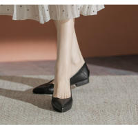 Zapatos de trabajo de suela blanda plana, nuevos zapatos individuales puntiagudos en verano de 2025, cuero suave, parte superior profesional cómoda, zapatos de prueba - details 8