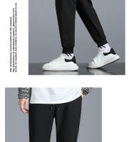Sencillo, cómodo, informal para hombre, clásico y versátil en otoño invierno, juvenil y holgado, pantalones combinados con forro polar. - details 5